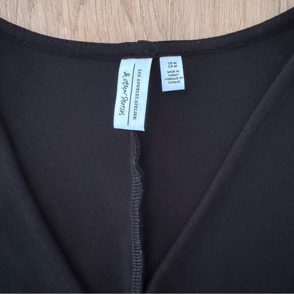 & Other Stories Black Wrap Crop Top size Medium - Picture 7 of 13